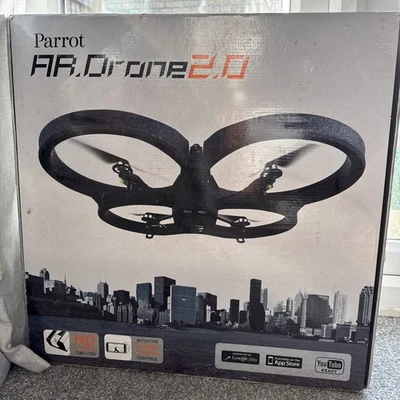 Parrot AR Drone 2.0 Power Edition HD Camera, 36-Minute Flight Time, Quadricopter - Image 1 of 4