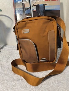 NWOT Tumi T Tech Men's Brown Ballistic Nylon Crossbody Organizer Messenger Bag - Picture 1 of 7
