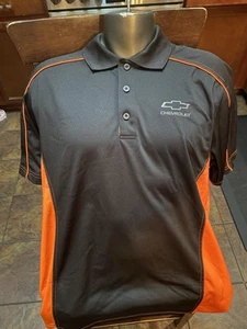 Extreme Performance Chevrolet Polo Shirt Mens 2X-Large Black/Orange - Picture 1 of 5