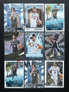 ¡Lote de 9 tarjetas de novato STEPHON CASTLE RC! 2024-25 Select, Donruss y más! * Espuelas - Imagen 1 de 1