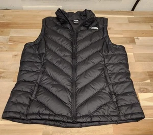 The North Face Women's Large Black 550 Goose Down Quilted Puffer Vest - Picture 1 of 5