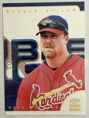 2000 Pacific Paramount - Double Vision Mark McGwire #31 St Louis Cardinals F1 - Imagem 1 de 2