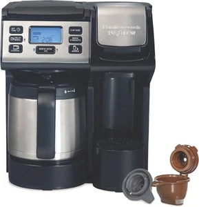 Hamilton Beach FlexBrew Trio 2 Way Coffee Maker 12 Cup Single Serve K-Cup Pod - Picture 1 of 9