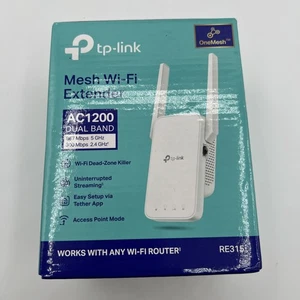 TP-Link RE315 Mesh Wi-Fi Range Extender AC1200 Dual-Band Wireless - Picture 1 of 4