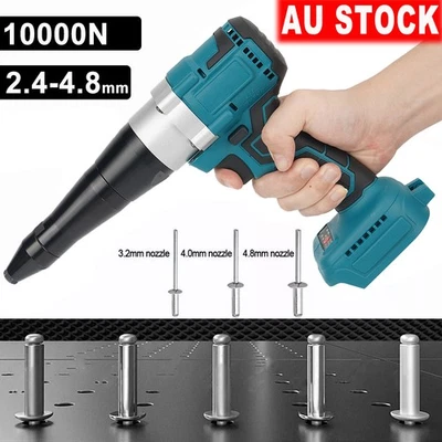 Upgraded Brushess Cordless Rivet Gun Automatic Pop Gun For Makita 18V Battery - image 1 of 4