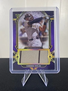 2024 Topps Triple Threads Fernando Tatis Jr. ametista singola reliquia jumbo /36 - Foto 1 di 3
