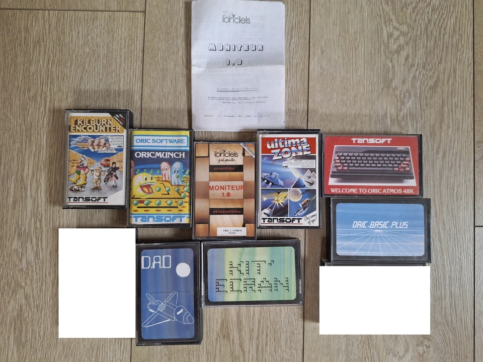 Lot cassettes et programmes pour Oric - Photo 1/1