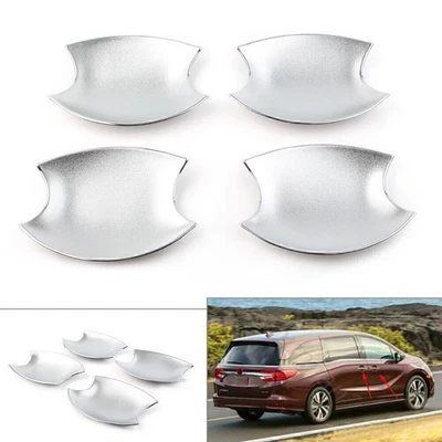 Manija de puerta cromada cuenco cubierta recorte para Honda Odyssey 2018-2020 versión EE. UU. - Imagen 1 de 4