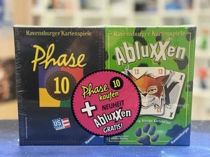 Phase 10 + Abluxxen Kartenspiel Bundle - NEU IN FOLIE - Alte Ausgabe - Selten - Bild 1 von 4