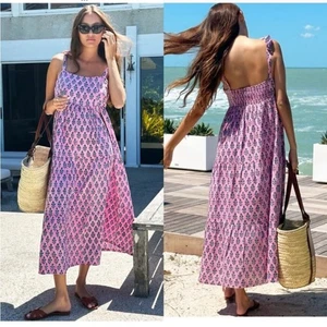 Emerson Fry India Collection Sara Stufen Kleid Day Flowers Aurora Pink Gr. Medium - Bild 1 von 8