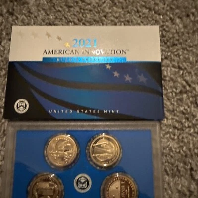 2021 S American Innovation $1 Proof Set 4 coins - Image 1 of 4
