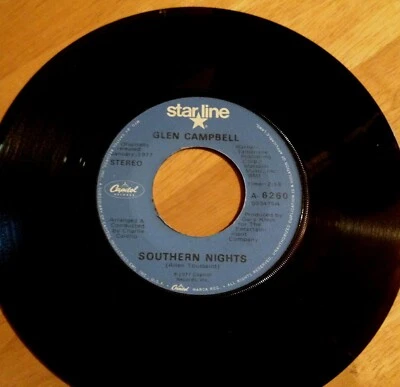 Glen Campbell 45 Southern Nights / Sunflower  reissue - Image 1 of 2