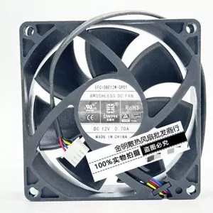 1 pz Dongweifeng 8025 8CM EFC-08E12W-GP01 12V 0,70A ventola di raffreddamento ad alto flusso d'aria - Foto 1 di 2