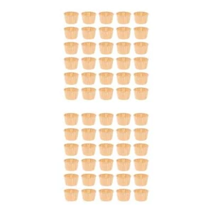 100pcs Muffin Wrapper Anbackungen Backen Zubehör Backen Wrapper Cupcake Liner - Bild 1 von 12