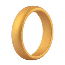 Silicone Wedding Ring for Men Women Flexible Stackble Rubber Band Flexible 4-14#