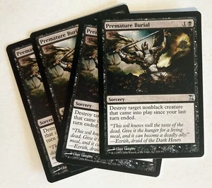 Premature Burial (4) Time Spiral NM MTG Magic the Gathering - Picture 1 of 1