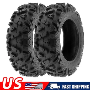 Pair of 2, 23x8-11 23x8x11 23-8-11 Quad ATV UTV All Terrain AT 6 Ply Tires - Picture 1 of 6