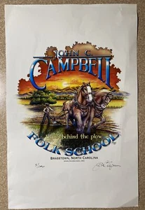 "Póster de escuela folclórica John C. Campbell - Tyner - 2005 - 3/100 - 17"" x 11""" - Imagen 1 de 1