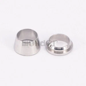 "LOTE DE 10 Ajuste 1/4" Tubo 304 Acero Inoxidable Compresión Ferrula Inserto Anillo Accesorio - Imagen 1 de 5
