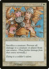 Martyr's Cause Urza's Legacy HEAVILY PLD White Uncommon MAGIC MTG CARD ABUGames