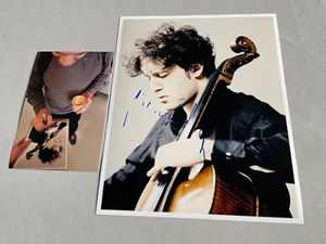 NICOLAS ALTSTAEDT cellist in-person signed photo 8x10 autograph + proof photo - Picture 1 of 1