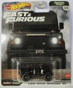 HOT WHEELS FAST & FURIOUS FURIOUS FLEET 5/5 LAND ROVER DEFENDER 90 PILOTOS REALES - Imagen 1 de 1