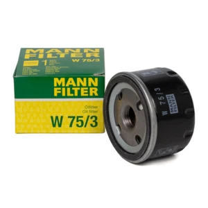 MANN W75/3 Ölfilter für DACIA RENAULT OPEL ALFA ROMEO NISSAN MITSUBISHI SUZUKI - Bild 1 von 2