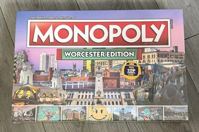 MONOPOLY WORCESTER EDITION by Hasbro 2021 (8yrs+) ~ NEW & SEALED - Image 1 of 2
