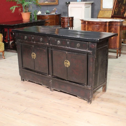 Sideboard Chinese furniture cabinet wood lacquered antique style 900 Cover