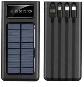 POWER BANK SOLARE DA 88000 MAH UNIVERSALE ED IMPERMEABILE CON RICARICA RAPIDA - Foto 1 di 8