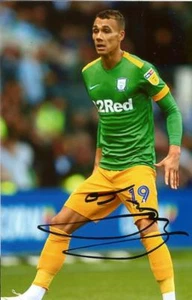 PRESTON: GRAHAM BURKE SIGNED 6x4 ACTION PHOTO + COA - Bild 1 von 1
