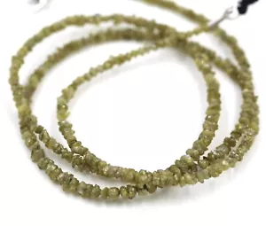 Collana Girocollo Infije in Oro Bianco 18k con Diamanti Grezzi Verdi - Bild 1 von 5