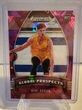 2020-21 Prizm Draft Picks Global Prospects Purple Ice DENI AVDIJA 100 #/149 RC