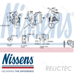 Turbocompresor Opel Vauxhall: ASTRA H,Mk V 5,COMBO, CORSA C,Mk II 2,TOUR Mk II 2 - Imagen 1 de 2