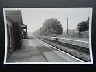 Devon EAST ANSTEY RAILWAY STATION Locomotive c1950/60's Real Photograph