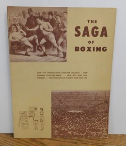 1954 Die Saga des Boxens Booklet von Edward A. Kotite - Bild 1 von 4