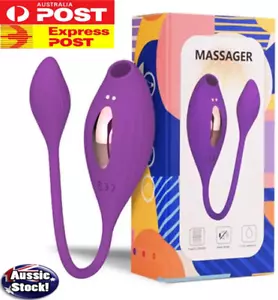 Adult Waterproof Oral Suction Nipple Vibration Clitoral Female Sex Suck - Picture 1 of 5