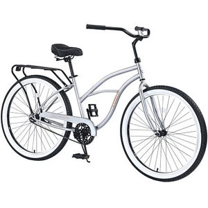 Men's Beach Cruiser Bike Single Speed Bicycles 26" Wide Wheels Steel Frame - Picture 1 of 6