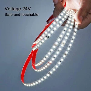 24V LED Strip Lights 120leds/m SMD 2835 LED Tape Light 6000K for Room Garden Bar - Picture 1 of 12