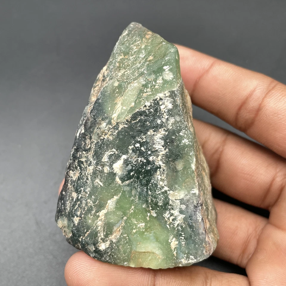 820 Cts Natural Deep Green Serpentine Rough loose Gemstones - Image 1 of 4