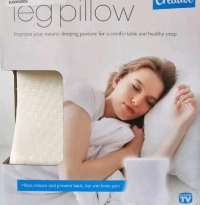 CREATIVE CREATIONS Creative Products Leg Pillow for better Posture and Great Night Sleep BRAND NEW