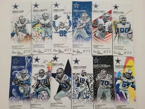2019 Dallas Cowboys Official NFL Mint unused Season 12 Ticket Stub - Picture 1 of 1