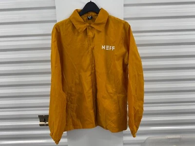 Neff Mustard Yellow Rose Checked Jacket Mens Size M - Image 1 of 4