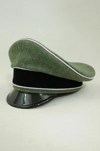 WWII German Waffen Elite Infantry Officer Visor cap Wool made - Bild 1 von 2