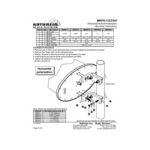 Kathrein MKPS-2 MOUNTING KIT for 2.875" OD - Picture 1 of 1
