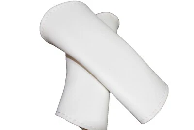 Fits 99-06 BMW E46 Door Handle Covers Real Leather White Foto 1 de 4