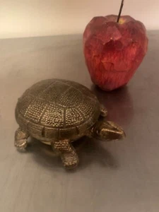 Bentley Brass Windup Turtle Clock - BOx - Picture 1 of 3