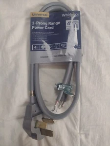 Whirlpool PT220 4-Feet 3 Wire 40-Amp Range Power Cord - Picture 1 of 2