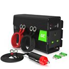 Green Cell® Samochodowy inwerter 24V na 230V 500W / 1000W z USB