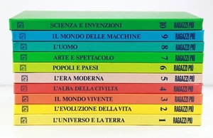 Ragazzi Più Enciclopedia Garzanti Vallardi 10 Volumi Edizione 1980 - Foto 1 di 24